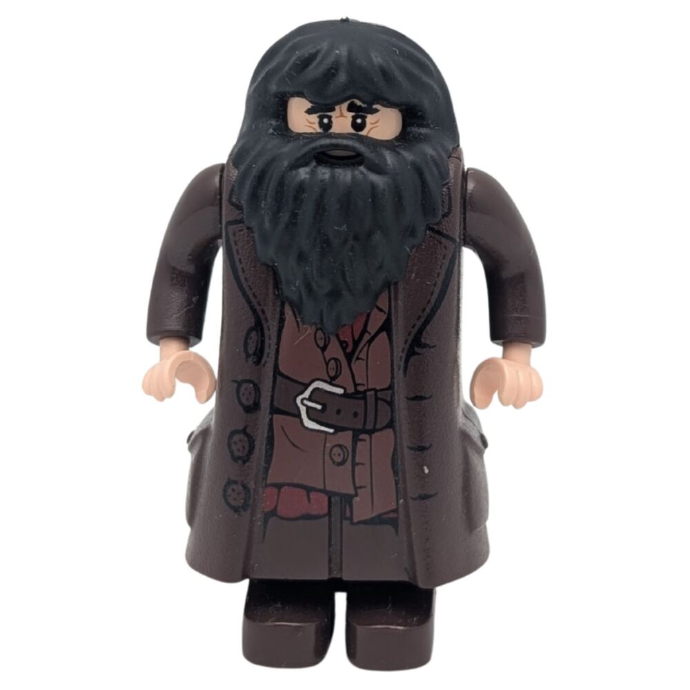 LEGO Harry Potter Hagrid Minifigure hp122 2019–2021 Brown Coat